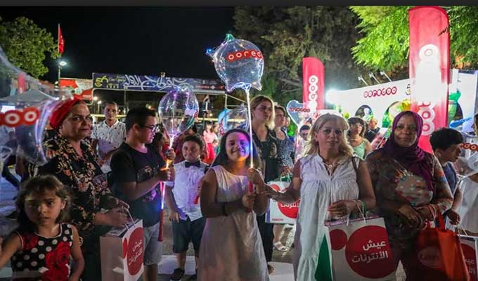 Ooredoo 1 - Ooredoo تدخل البهجة لأطفال جمعية “قوس قزح” بمناسبة مهرجان قرطاج الدولي
